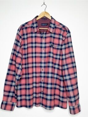 Fish Hippie Co. NEW! Flannel Collection Plaid Button Up Shirt XL